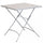 Table Bristol 70x70x72 h cm en acier gris tourterelle clair