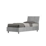 Letto Singolo Demas Testata Inclinata  Cemento Varie Misure
