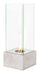Cheminée Bioéthanol au Sol 25x25x65 cm Argent