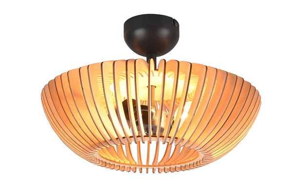 prezzo Plafoniera da Interno Attacco E27 in Metallo Antracite