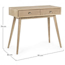 Consolle 2 Cassetti Alannis in Legno