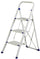 Tabouret Pliant Scaletto en Acier 3 Marches Tosini Blanc