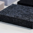 Pannello Fonoassorbente da Soffitto con Kit di 4 Cavetti 100x100 cm Finitura Antracite     