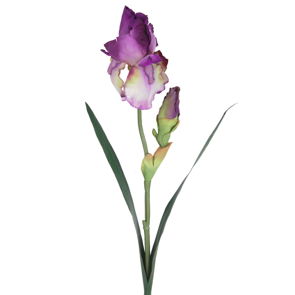 prezzo Set 6 Iris Composé de 2 Fleurs Artificielles Hauteur 73 cm Violet