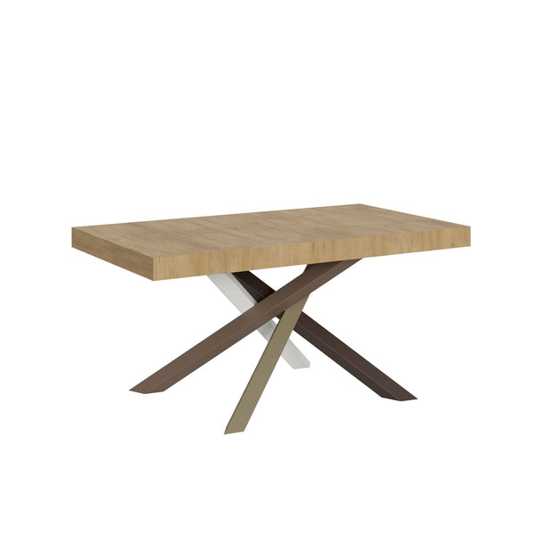 Tavolo Allungabile 160-420x90x77 cm Volantis Quercia Naturale sconto
