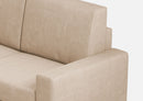 Divano 2 Posti 168x85x85 cm Sakar in Tessuto Beige