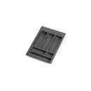 Portaposate Optima Vertex/Concept 500mm Plastica Grigio Antracite Emuca