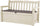 Keter Eden Bench Banc de jardin en résine beige 140x60x84 cm