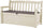 Keter Eden Bench Banc de jardin en résine beige 140x60x84 cm
