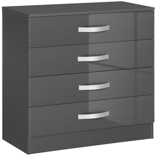 online Commode 4 Tiroirs 75x36x72 cm en Aggloméré Gris