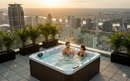 Vasca Idromassaggio da Esterno Spa Riscaldata 160x160x65 cm 6 Posti Wi-Fi Tribeca Smart