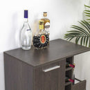 Mobile Bar Cantinetta Bottiglie Vino Legno Cantina 6 Posti Porta Calici Amaretto