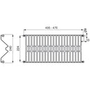 Scolapiatti Colapiatti per Mobile Cucina 50 cm in Acciaio Inox con Raccogligoccia Emuca