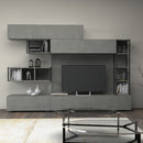 Parete attrezzata Tronador 260 cm beton