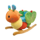 Dondolo Lumachina Colorato in Peluche e Legno per Bambini