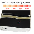 Pannello Radiante Riscaldante ad Infrarossi 209,5x21,5x7 cm 3200W Sined  Nero