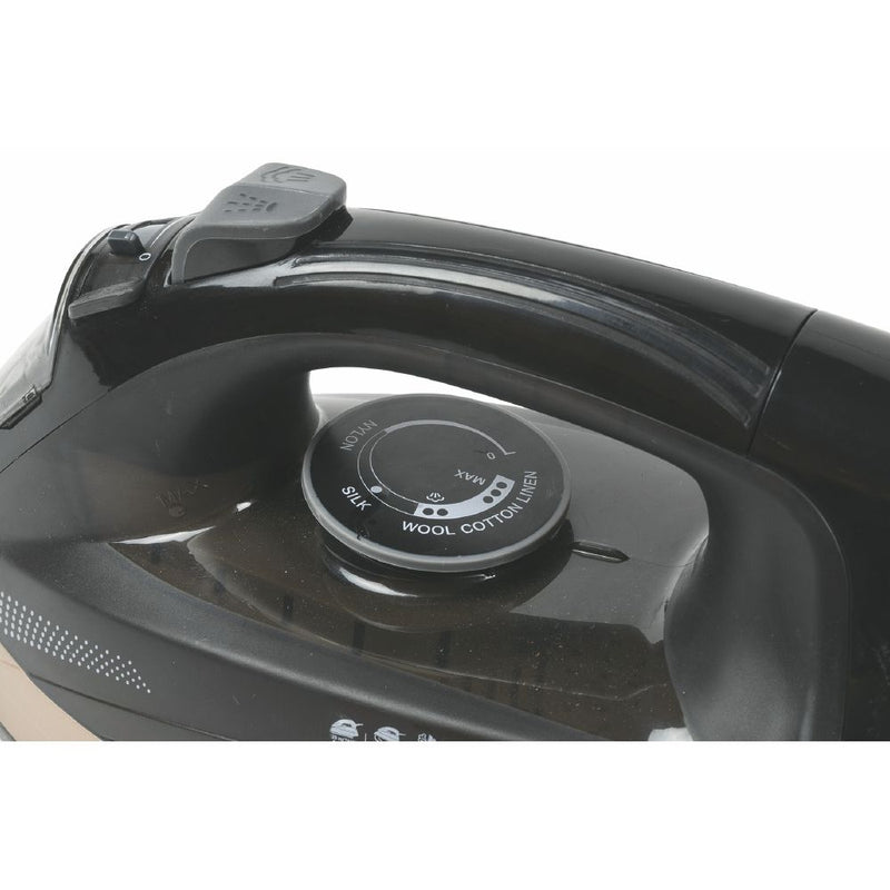 Ferro da Stiro Cordless 320ml 2200W Kooper Nerone Nero e Champagne