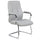 Chaise d'attente de bureau en similicuir gris Tosini New York