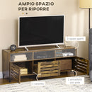 Mobile TV Max 65” 140,4x36x55 cm in Truciolato Marrone