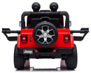 Macchina Elettrica per Bambini 12V 2 Posti con Licenza Jeep Wrangler Rubicon Rossa