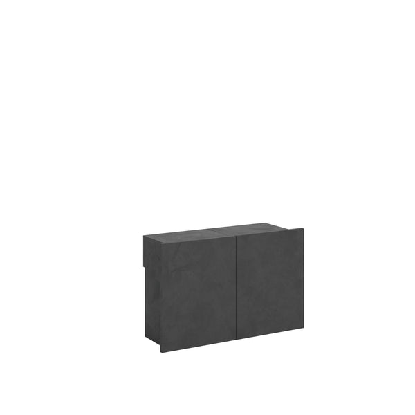 Panca Allungabile Inferiore 72-300x26x45 cm Evolve Antracite Spatolato prezzo