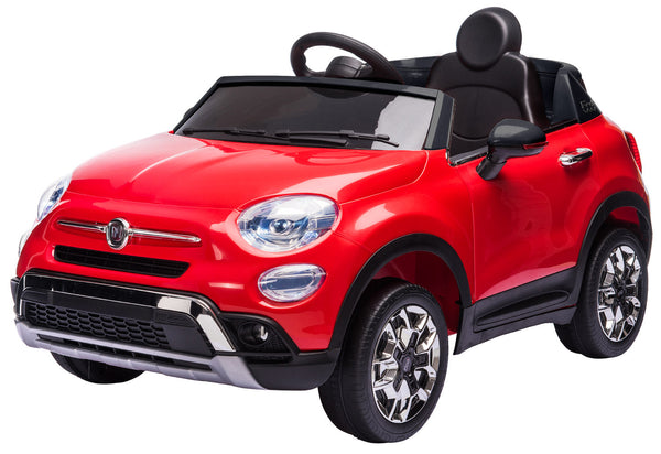 Voiture électrique pour enfants 12V avec permis Fiat 500X Anniversaire Rouge sconto