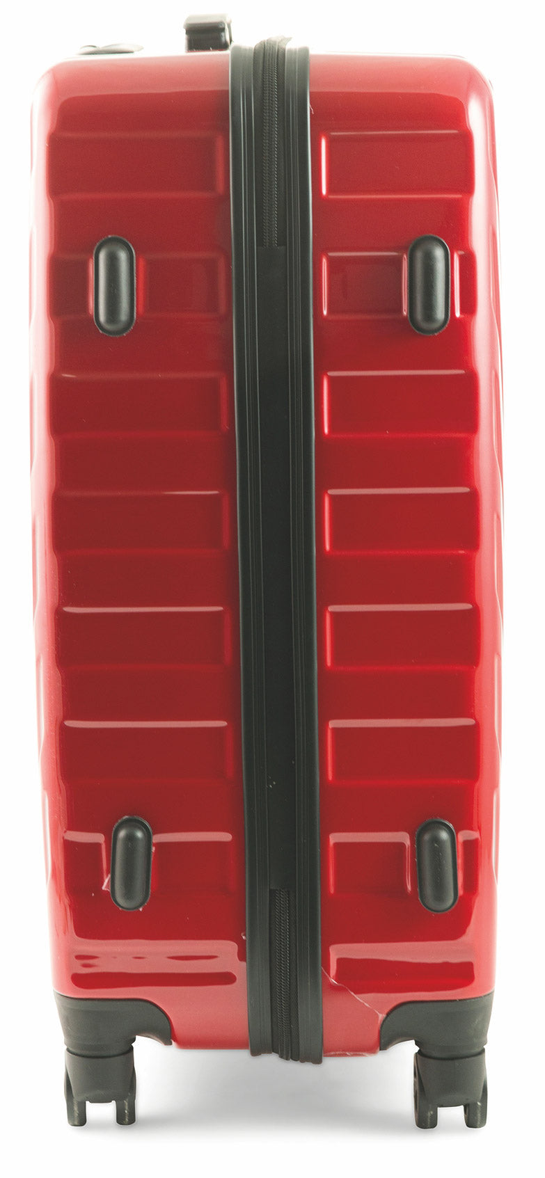 Trolley Valigia Bagaglio a Mano Rigida in Policarbonato 4 Ruote TSA Soriani Rosso