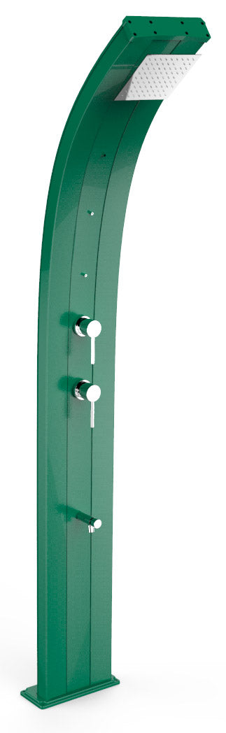 Doccia Solare da Giardino 40L Miscelatore Nebulizzatore e Lavapiedi Arkema Dada Verde online
