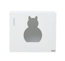 Lettiera per Gatti in MDF Bianco 63x53.5x41 cm 