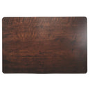 Set 6 Tovagliette Double Face 45x30x0,5 cm  in Plastica VdE Tivoli 1996 Wood Marrone scuro