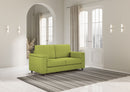 Divano 2 Posti 148x85x85 cm Marrak in Tessuto Verde