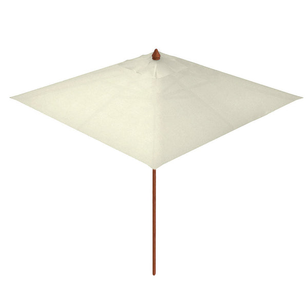 prezzo Ombrellone da Giardino Quadrato 3,5x3,5m Palo in Legno Ecrù