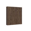 Letto Matrimoniale Francese a Scomparsa Salvaspazio Kentaro H210 cm Marrone