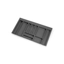 Portaposate Optima Vertex/Concept 500mm M 900 Plastica Grigio Antracite Tecnoplastica Emuca