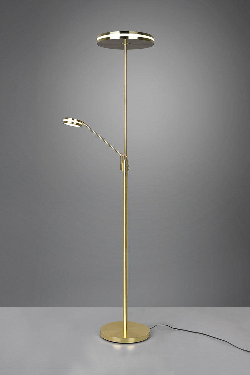 Piantana da Interno a LED SMD in Metallo Ottone Opaco