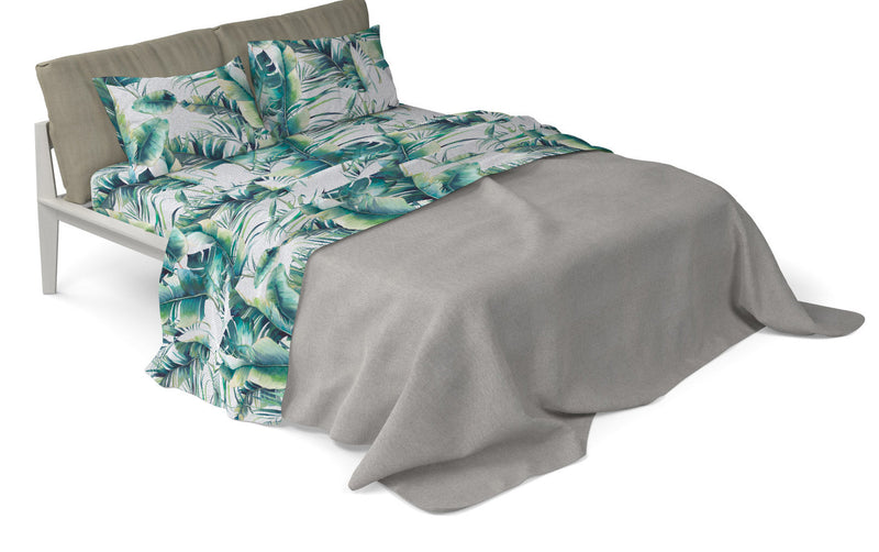 Set Lenzuola Sopra Sotto e Federe in Microfibra Maui Varie Misure