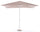 Parasol de jardin 3x3m en aluminium et polyester de jardin gris