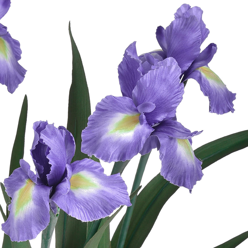 Iris Artificiale Composto da 5 Fiori Altezza 68 cm 
