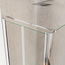 Box Doccia Angolare 2 Ante Saloon in Cristallo Trasparente 6mm H195 Bonussi Marty Varie Misure