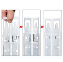 Set 2 Scaffalature Modulari 180x90x40 cm 5 Ripiani max 875 Kg in Metallo e MDF