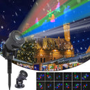 Proiettore Giardino per Natale e Halloween LED Rosso Verde Blu Bianco 