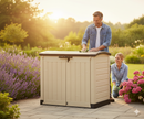 Armadio Porta Attrezzi da Giardino 146x120x82 cm in Resina Keter Store It Out Arc Beige