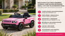 Macchina Elettrica per Bambini Licenza Land Rover Defender Small 12V con Telecomando Rosa