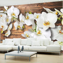 Fotomurale - Orchidee Insensibili Ii 300X210 cm Carta da Parato Erroi