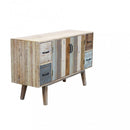 Mobile Fred 131x40x77 h cm in Legno Multicolor