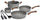 Batterie de cuisine 8 pièces Olympia Woody en aluminium antiadhésif