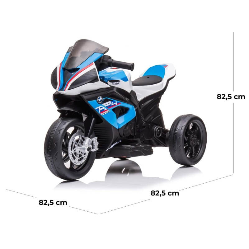 Moto Elettrica per Bambini 12V con Licenza BMW HP4 Sport 3R Blu