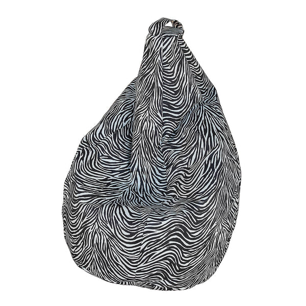 sconto Fauteuil pouf en polyester 80x120cm Zebra Avalli