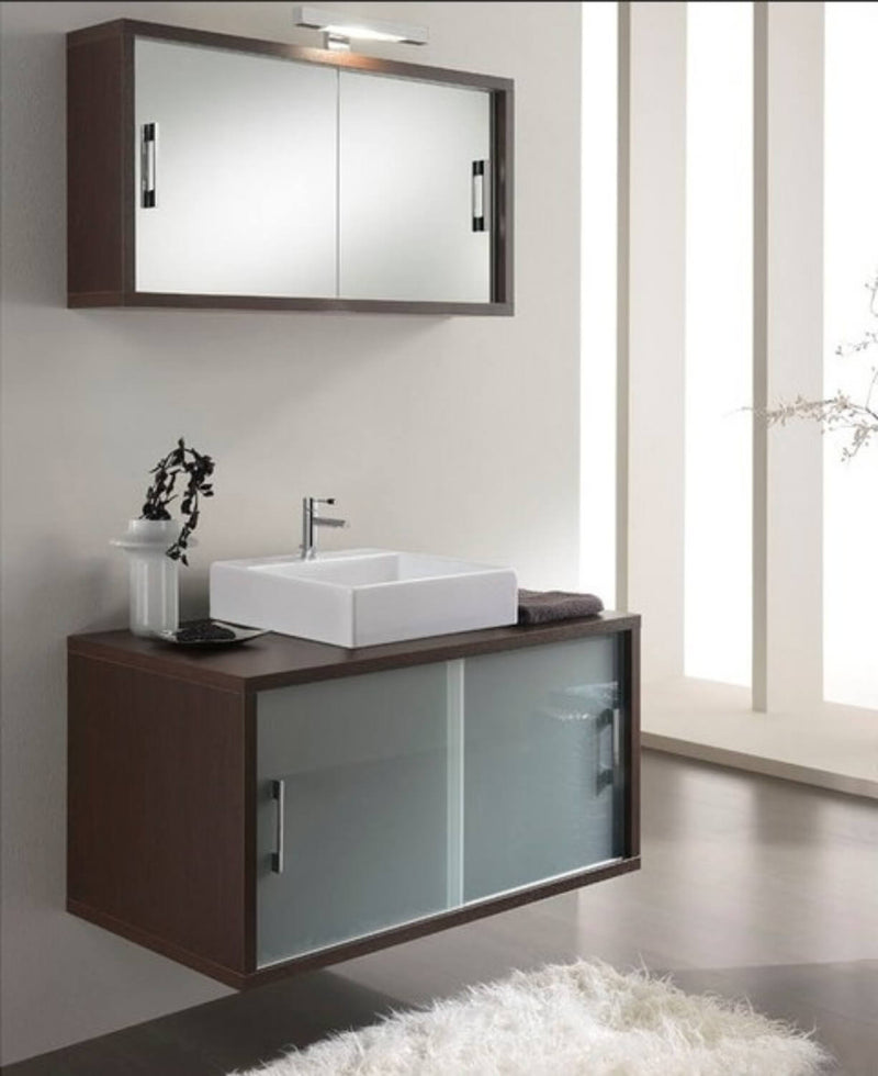 Mobile Bagno Sospeso 90cm TFT Giava Wengè