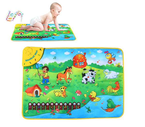 online Tapis musical pour enfants 75x50 cm jeu interactif avec mélodies et sons
